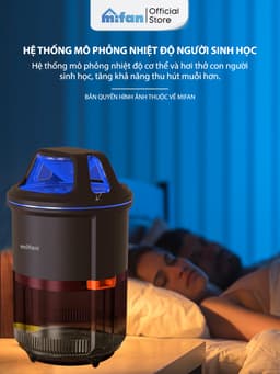 Thumbnail Đèn Bắt Muỗi Thông Minh UV-LED MIFAN - Quạt Hút Siêu Mạnh, Êm Ái, Không Tiếng Ồn  - Bẫy ruồi, bắt bọ, diệt côn trùng 3