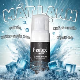 Thumbnail Dung dịch vệ sinh nam Feelex Care Men dạng bọt tuyết 4