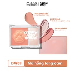 Thumbnail Má Hồng Kem Kèm Highlight Black Rouge Dewy Whip Cheek And Beam 75.1g 4