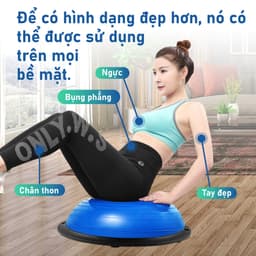 Thumbnail -BG-Bóng Tập Thăng Bằng YOGA BALANCE  BALL-ĐƯỜNG KÍNH: 58CM 4