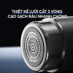 Thumbnail Máy cạo râu mini Enchen Z3 lưỡi dao 3 vòng tự mài, chống kẹt râu, pin dùng đến 3 tháng - BH 6 tháng 3