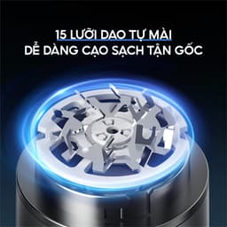 Thumbnail Máy cạo râu mini Enchen Z3 lưỡi dao 3 vòng tự mài, chống kẹt râu, pin dùng đến 3 tháng - BH 6 tháng 4