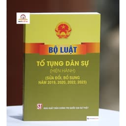 Thumbnail Sách - Bộ luật tố tụng dân sự (hiện hành) (sửa đổi, bổ sung năm 2019, 2020, 2022, 2023) 1