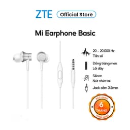 Thumbnail Tai nghe nhét tai Xiaomi Mi Earphone Basic | Jack cắm 3.5mm | Hàng chính hãng | Bảo hành 6 tháng - Hàng Chính Hãng 1