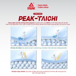 Thumbnail Giày Thể Thao Thời Trang Nam Nữ PEAK Casual Công nghệ Đế Taichi Siêu Nhẹ Thiết kế Basic DB420057 DB420058 2