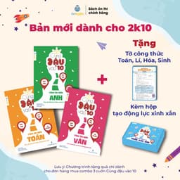 Thumbnail Sách Cùng Đậu vào 10 - Tổng ôn Toán, Văn, Anh Lớp 9 bám sát đề thi vào 10 theo chương trình mới 1