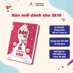 Thumbnail Sách Cùng Đậu vào 10 - Tổng ôn Toán, Văn, Anh Lớp 9 bám sát đề thi vào 10 theo chương trình mới 2