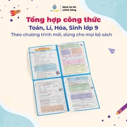 Thumbnail Tổng hợp công thức Toán, Lí, Hoá, Sinh lớp 9 theo chương trình mới, dùng cho mọi bộ sách 2