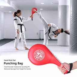 Thumbnail Đích Đá Cầm Tay Tập Võ Thuật Taekwondo, Vovinam, Karatedo, Boxing Bọc Da PU Cao Cấp Kêu To Chính Hãng Amalife 3