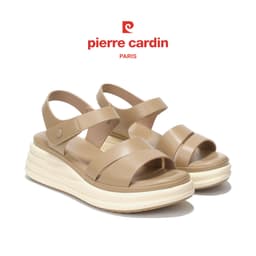Thumbnail Sandal nữ cao cấp Pierre Cardin, chất liệu da mềm mại, quai hậu thời trang, đế cao 5cm, cực nhẹ - 256 2