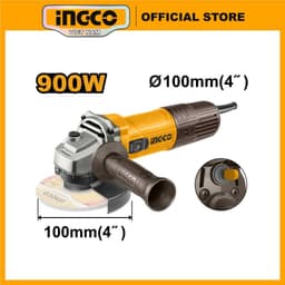 Thumbnail Máy mài góc 750W công tắt đuôi INGCO AG750282 | AG900282 900W | AG1100382 1100W | AG71182 710W đĩa 100mm, trục chính M10 3