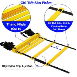 Thumbnail Thang Dây Chơi Thể Thao Dài 3m 6m Nối Dài Thêm, Thang Dây Tập Đá Bóng Tập Thể Lực, Võ Thuật, Gym Chính Hãng Amalife 4
