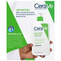 Thumbnail Sữa rửa mặt Cerave Foaming Cleanser, CeraVe Hydrating Cleanser, SA Cleanser cho mọi loại da 88ml, 236ml, 473ml 2