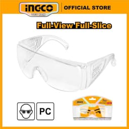 Thumbnail Kính bảo hộ lao động INGCO HSG05 dụng cụ bảo vệ mắt cho thợ cơ khí, thợ làm cửa sắt, công trình, mộc 1