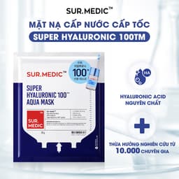 Thumbnail Combo 10 Mặt Nạ Cấp Nước SUR.MEDIC Super Hyaluronic 100TM Aqua Mask 30g 1