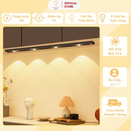 Thumbnail Thanh Led Dán Tủ Energy Green Lighting Cảm Biến L1601 - (20-30-40cm) - Dán Tường - Hầm Cầu Thang 1
