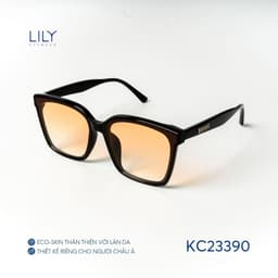 Thumbnail Kính mát vuông nam nữ LILYEYEWEAR chất liệu nhựa cứng cáp chắc chắn CHỐNG TIA UV400 kiểu dáng thời trang KC23390 4