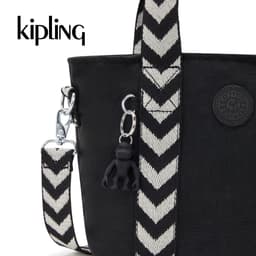 Thumbnail Kipling Túi Đeo Vai Minta Shoulder Bags - Black Chevron - HUKI7541AJ99 4