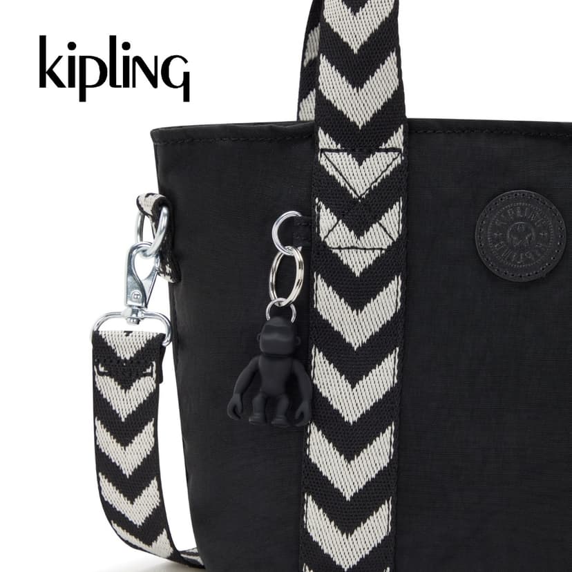Ảnh Kipling Túi Đeo Vai Minta Shoulder Bags - Black Chevron - HUKI7541AJ99 4