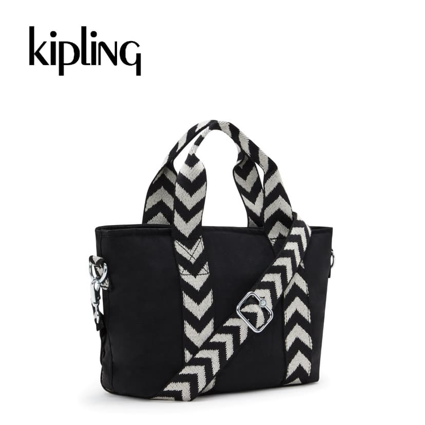 Ảnh Kipling Túi Đeo Vai Minta Shoulder Bags - Black Chevron - HUKI7541AJ99 1