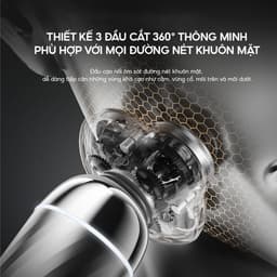 Thumbnail Máy cạo râu Enchen X7 đầu cắt 3D chống nước IPX7, lưỡi dao tự mài, pin chờ 90 ngày - BH 6 tháng 2