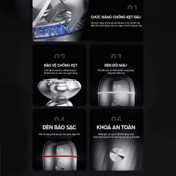 Thumbnail Máy cạo râu Enchen X7 đầu cắt 3D chống nước IPX7, lưỡi dao tự mài, pin chờ 90 ngày - BH 6 tháng 4