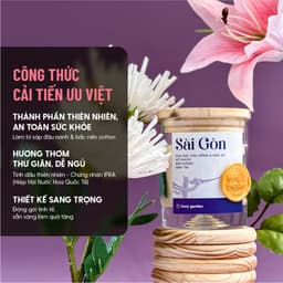 Thumbnail Nến Thơm Đất Việt Quà Tặng HENY GARDEN Thư Giãn Dễ Ngủ Với Mùi Hương Từ Địa Danh Việt Nam 1