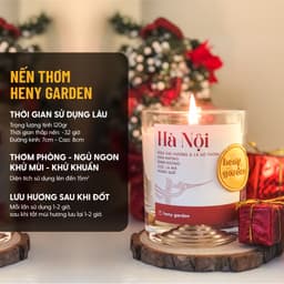 Thumbnail Nến Thơm Đất Việt Quà Tặng HENY GARDEN Thư Giãn Dễ Ngủ Với Mùi Hương Từ Địa Danh Việt Nam 2