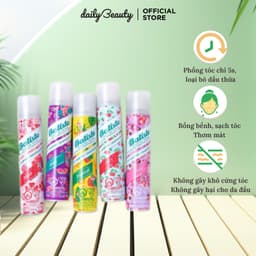 Thumbnail Dầu Gội Khô Batiste Dry Shampoo Thơm Mát, Bồng Bềnh 200ml Daily Beauty 2