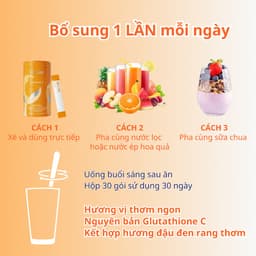 Thumbnail Combo BB LAB Collagen, Glutathione C Trẻ Hóa Làn Da, Chống Lão Hóa, Mờ Nám, Tàn Nhang  30 Gói- 30 Gói/Hộp 3
