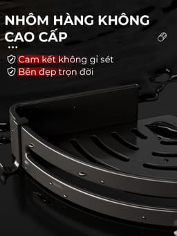 Thumbnail Kệ góc nhà tắm Enomax dán tường đa năng, đựng đồ trong phòng tắm. Nhôm hàng không cao cấp. Bảo Hành 10 Năm ( Eno 0108 ) 4