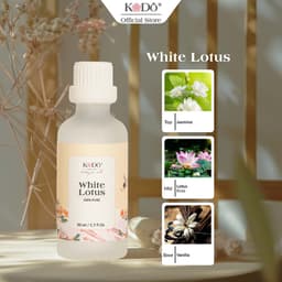 Thumbnail Tinh Dầu Nước hoa KODO White Lotus Hương Sen Trắng Làm Thơm Phòng, Không Gian -  Classic Collection - 10/50/100ml 1