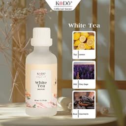 Thumbnail Tinh Dầu Nước Hoa KODO White Tea Hương Trà Trắng Làm Thơm Phòng, Không Gian, Quần Áo - Classic - 10/50/100ml 1
