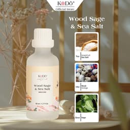 Thumbnail Tinh Dầu Nước Hoa KODO Wood Sage & Sea Salt Hương Gỗ Xô Thơm, Làm Thơm Phòng, Quần Áo, Signature, 10/50/100ml 1
