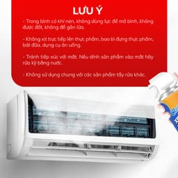 Thumbnail Xịt làm sạch điều hòa Cleanz làm sạch diệt khuẩn bằng công nghệ ion bạc Ag+ 3