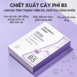 Thumbnail Hộp Mặt Nạ Colorkey Dưỡng Ẩm, Mờ Thâm, Sáng Da, Giảm Mụn Tím, Vàng, Hồng, Xanh Lá, Cam 25ml/Miếng 4