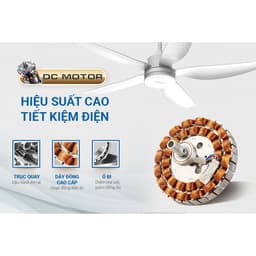 Thumbnail Quạt Trần Đèn Led Sunhouse Apex 5 cánh APF-7686, công suất 57W, cánh quạt sải rộng, điều khiển từ xa 3