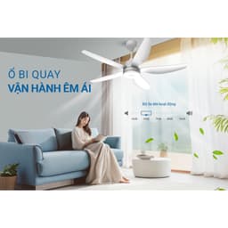 Thumbnail Quạt Trần Đèn Led Sunhouse Apex 5 cánh APF-7686, công suất 57W, cánh quạt sải rộng, điều khiển từ xa 4