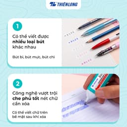 Thumbnail Bút xóa nước 12ml Thiên Long CP-02 - Viết xóa sạch, nhanh khô, an toàn sử dụng, phù hợp học sinh, sinh viên, văn phòng 4