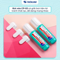 Thumbnail Bút xóa nước 12ml Thiên Long CP-02 - Viết xóa sạch, nhanh khô, an toàn sử dụng, phù hợp học sinh, sinh viên, văn phòng 1