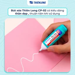 Thumbnail Bút xóa nước 12ml Thiên Long CP-02 - Viết xóa sạch, nhanh khô, an toàn sử dụng, phù hợp học sinh, sinh viên, văn phòng 2