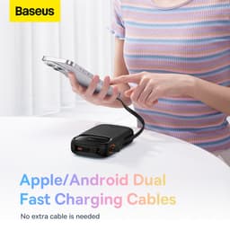 Thumbnail Pin sạc Dự Phòng Baseus Qpow2 20000mAh PD 22.5W Hai Cổng Tiện Dụng Cho Series iP Samsung Điện Thoại 2