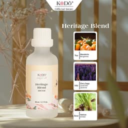 Thumbnail Tinh Dầu Nước Hoa KODO Heritage Blend Làm Thơm Phòng, Không Gian, Quần Áo - Luxury Collection - 10/50/110ml 1