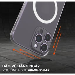 Thumbnail Ốp điện thoại trong suốt nhựa cứng P88 KOLEAD sạc từ tính iphone xsmax 11 12 13 14 15 16 pro plus promax 2