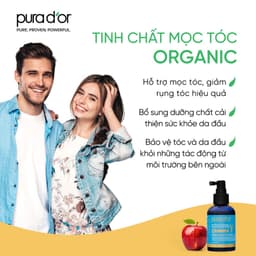 Thumbnail Tinh chất hữu cơ hỗ trợ mọc tóc, dày tóc Pura D'or Hair Therapy Energizing Scalp Serum 2