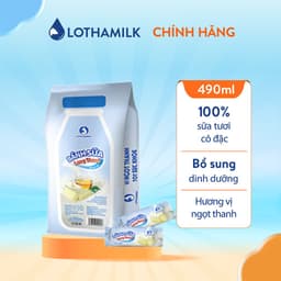 Thumbnail Bánh sữa Lothamilk nguyên chất túi 140g 1