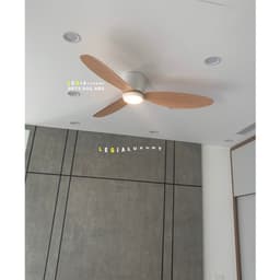 Thumbnail Quạt Trần Cổ Ngắn 18cm LGFAN728 | Quạt trần ốp sát trần | Quạt trần cho chung cư trần thấp 2025 4