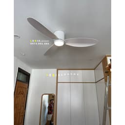 Thumbnail Quạt Trần Cổ Ngắn 18cm LGFAN728 | Quạt trần ốp sát trần | Quạt trần cho chung cư trần thấp 2025 3