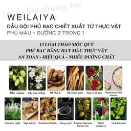 Thumbnail Lõi Màu Phủ Bạc Dưỡng Tóc Weilaiya 100ml - Không kèm Đầu Lược Tiết Kiệm Hơn 3