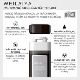 Thumbnail Lõi Màu Phủ Bạc Dưỡng Tóc Weilaiya 100ml - Không kèm Đầu Lược Tiết Kiệm Hơn 4